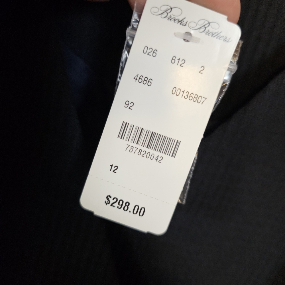 Brooks Brothers Ribbed Textured Double Breasted Money Business Jacket - Picture 8 of 10